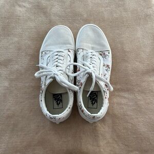 Vans floral old school style